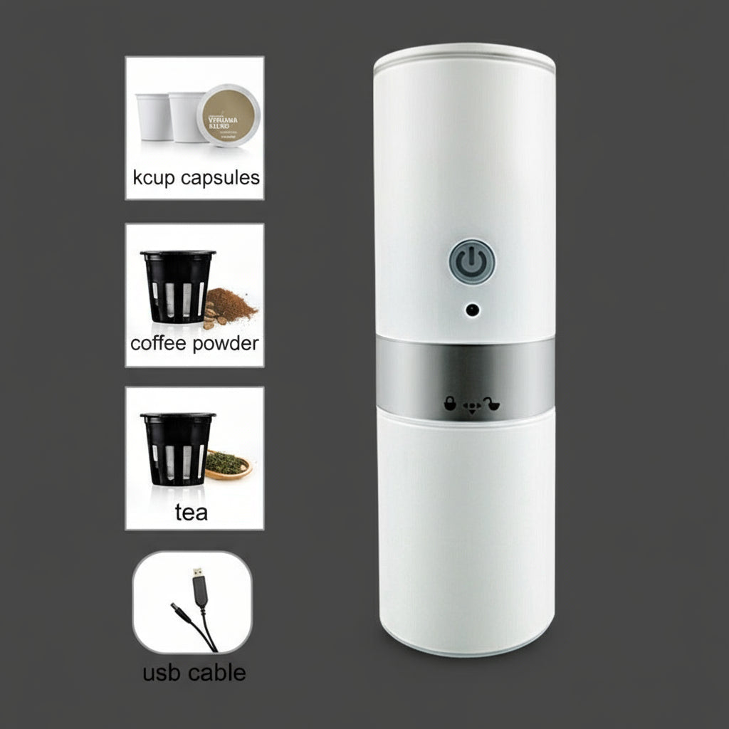 Portable Capsule Coffee Machine Small Kitchen Appliances