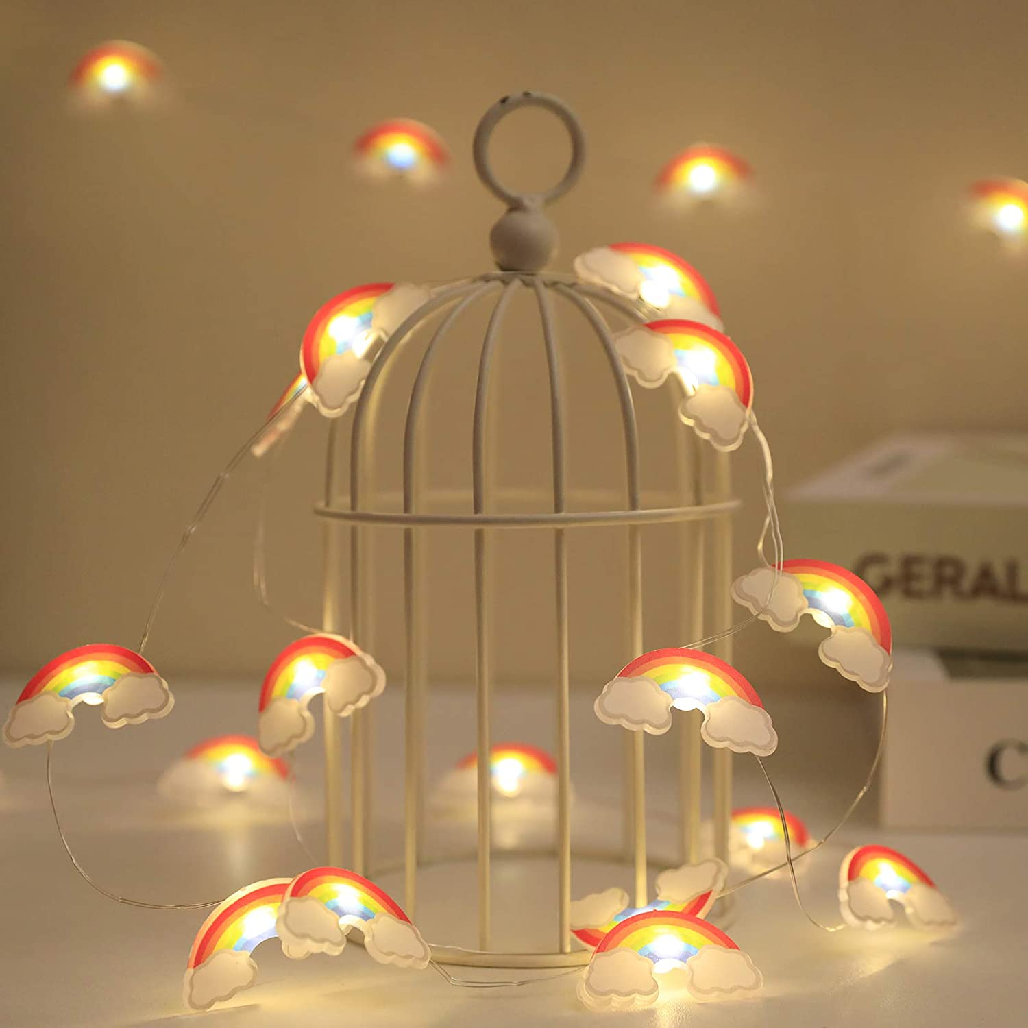 Christmas Rainbow String Lights 30 LED Decorative Fairy Light
